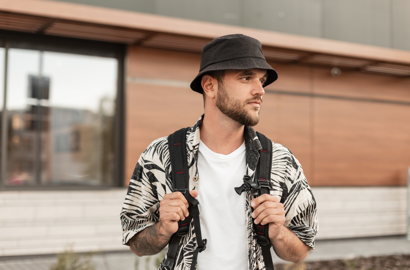 men bucket hat style